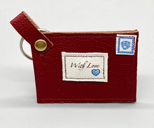 Load image into Gallery viewer, Leather Love letter bag charm
