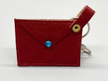 Load image into Gallery viewer, Leather Love letter bag charm
