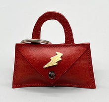 Load image into Gallery viewer, Red mini handbag bag charm
