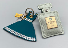 Load image into Gallery viewer, Leather Perfume bottle bag charm

