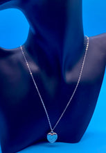 Load image into Gallery viewer, Antique Victorian Sterling Silver Heart Pendant
