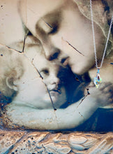 Load image into Gallery viewer, Mother's Day Clear Swarovski Crystal Heart Dedication Necklace
