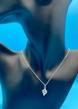 Load image into Gallery viewer, Mother's Day Clear Swarovski Crystal Heart Dedication Necklace
