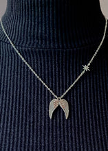 Load image into Gallery viewer, The Protective Pink Angel Wing Necklace
