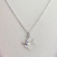 Load image into Gallery viewer, Swallow Silver Necklace
