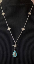 Load image into Gallery viewer, Celestial Teardrop Drop Necklace
