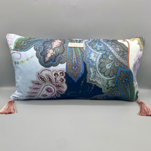 Load image into Gallery viewer, Vintage silk baroque cushion
