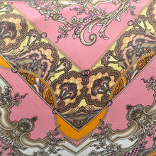 Load image into Gallery viewer, Vintage silk pink decadence cushion
