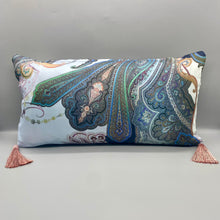 Load image into Gallery viewer, Vintage silk baroque cushion
