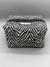 Load image into Gallery viewer, Zebra print vanity bag
