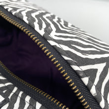 Load image into Gallery viewer, Zebra print vanity bag
