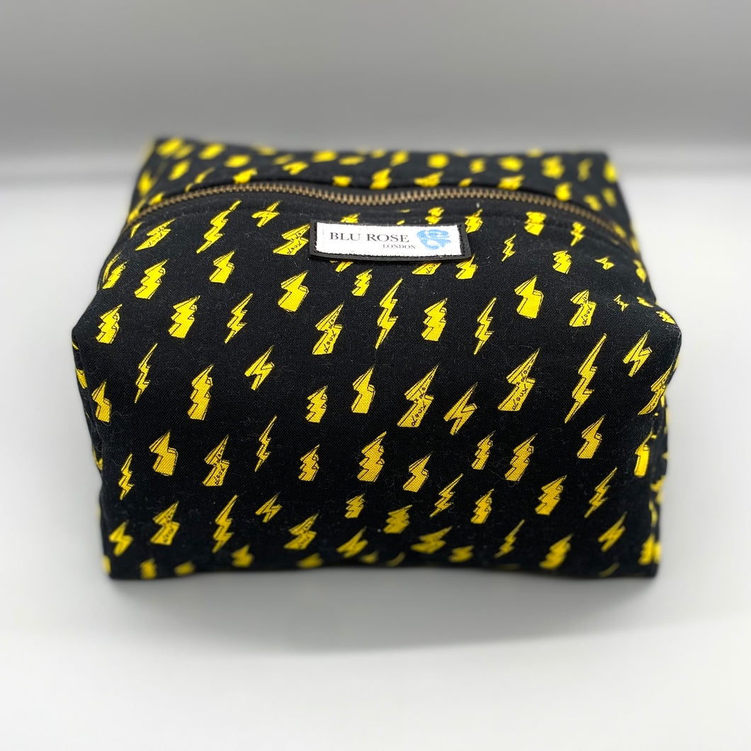 Lightning bolt vanity bag