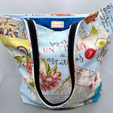 Load image into Gallery viewer, Retro 50&#39;s print tote
