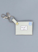 Load image into Gallery viewer, Leather Love letter bag charm
