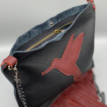 Load image into Gallery viewer, Hummingbird leather shoulder bag
